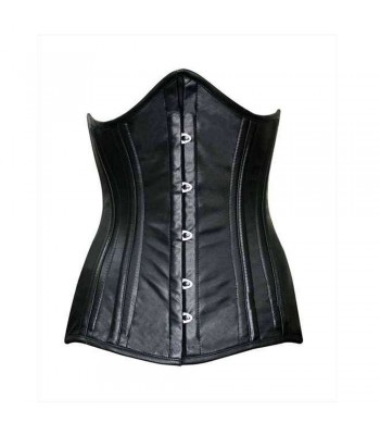 Women Authentic Double Row Bespoke Corset Steel Boned Underbust Corset